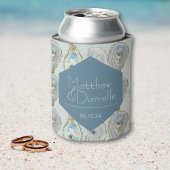 Gastgeschenk Hochzeit Austern Wasserfarben Trinkhu Dosenkühler