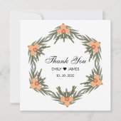 Gastgeschenk Hochzeit Bag - Individuelle Name & Da Einladung (Vorderseite)