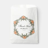 Gastgeschenk Hochzeit Bag - Individuelle Name & Da Geschenktütchen (Vorderseite)