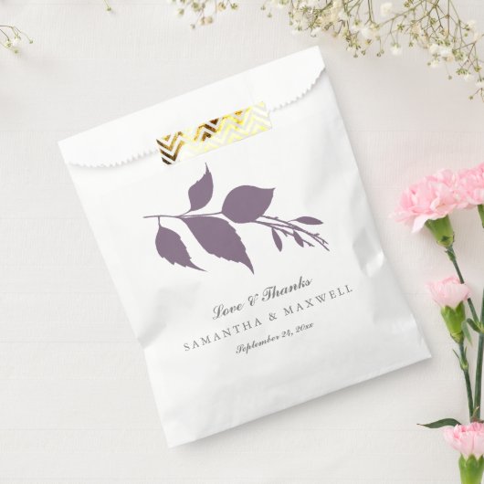 Gastgeschenk Hochzeit Bags Liebe & Dank Modern Geschenktütchen (Versiegelt)