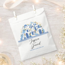 Gastgeschenk Hochzeit Bags Santorini Griechenland Geschenktütchen
