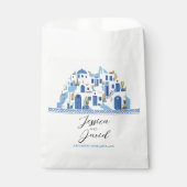 Gastgeschenk Hochzeit Bags Santorini Griechenland  Geschenktütchen (Vorderseite)