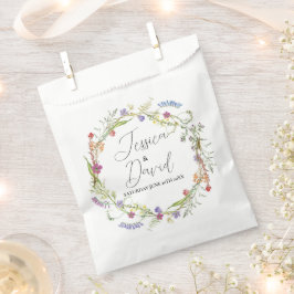 Gastgeschenk Hochzeit Bags Wildblume Floral Geschenktütchen