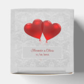 Gastgeschenk Hochzeit-Box für Rotes Herz Geschenkschachtel (Oben)