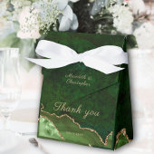 Gastgeschenk Hochzeit-Box für Smarald Green Agate Geschenkschachtel