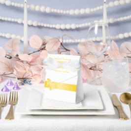 Gastgeschenk Hochzeit Box Gelber Schmetterling Geschenkschachtel