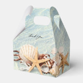 Gastgeschenk Hochzeit Box Tropical Ocean Beach Sea Geschenkschachtel (Rückseite)