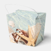 Gastgeschenk Hochzeit Box Tropical Ocean Beach Sea Geschenkschachtel (Rückseite)