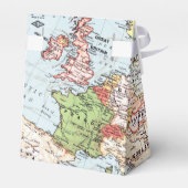 Gastgeschenk Hochzeit Box Vintag Map Travel Theme Geschenkschachtel (Rückseite)