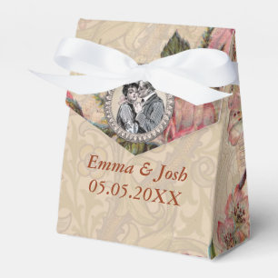 Gastgeschenk Hochzeit Box Vintage antike Blume Bra Geschenkschachtel