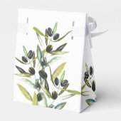 Gastgeschenk Hochzeit Boxen Olivenzweigwein Geschenkschachtel (Rückseite)
