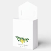 Gastgeschenk Hochzeit Boxes Dusty Blue Botanicals Geschenkschachtel (Geöffnet)