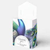 Gastgeschenk Hochzeit Boxes Royal Peacock Geschenkschachtel (Geöffnet)