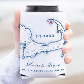 Gastgeschenk Hochzeit Cape Cod Dosenkühler