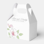 Gastgeschenk Hochzeit Cherry Blossoms Geschenkschachtel (Rückseite)