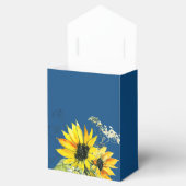 Gastgeschenk Hochzeit Classic Blue Sunflower Geschenkschachtel (Geöffnet)