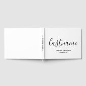 Gastgeschenk Hochzeit Custom Briom Groom Datum Kal Gästebuch (Voll)
