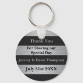 Gastgeschenk Hochzeit Danke, Schlüsselanhänger (Vorderseite)