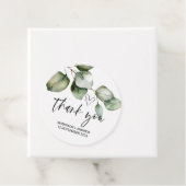 Gastgeschenk Hochzeit danke von Bride Groom Gefall Geschenkanhänger (Beispiel)