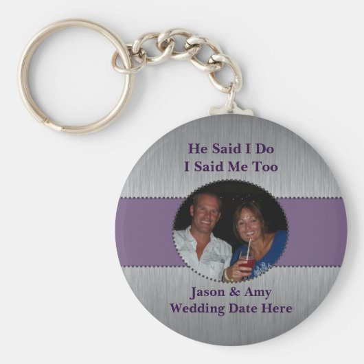 Gastgeschenk Hochzeit der Bildschlüsselkette Schlüsselanhänger (Vorne)