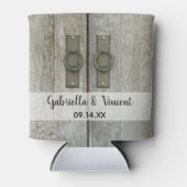 Gastgeschenk Hochzeit der Doppelstocktüren Dosenkühler (Vorderseite)