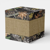 Gastgeschenk Hochzeit der Hirschjagd-Camouflage Geschenkschachtel (Rückseite)