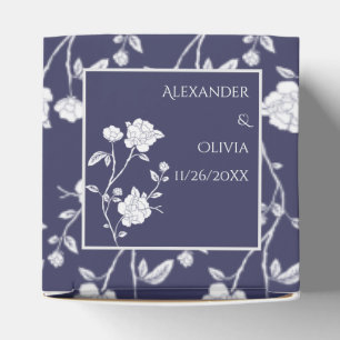 Gastgeschenk Hochzeit der Navy-Rose Geschenkschachtel