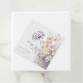 Gastgeschenk Hochzeit der romantischen lila Geschenkanhänger (Beispiel)