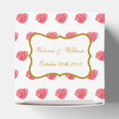 Gastgeschenk Hochzeit der Rose Geschenkschachtel (Oben)