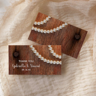Gastgeschenk Hochzeit der Rustikalen Perlen