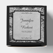 Gastgeschenk Hochzeit der schwarzen Rose Geschenkschachtel (Oben)
