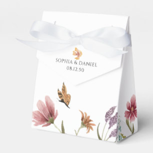 Gastgeschenk Hochzeit der Wildblumen Geschenkschachtel