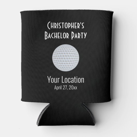 Gastgeschenk Hochzeit des Bachelor-Balls Dosenkühler (Vorderseite)