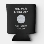 Gastgeschenk Hochzeit des Bachelor-Balls Dosenkühler (Rückseite)