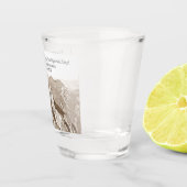 Gastgeschenk Hochzeit des Bergsteigens Schnapsglas (Rechts)