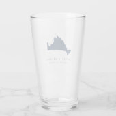 Gastgeschenk Hochzeit des Martha-Nationalparks Glas (Rückseite)