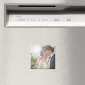 Gastgeschenk Hochzeit des personalisierten Fotos Magnet (In Situ (Geschirrspüler))