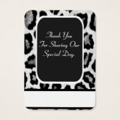 Gastgeschenk Hochzeit des Tierdrucks dank Markieru (Rückseite)