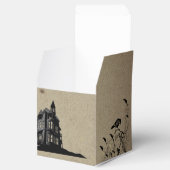 Gastgeschenk Hochzeit des Vintagen Gothic House Geschenkschachtel (Geöffnet)