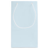 Gastgeschenk Hochzeit Eisblauer Name und Datum Kleine Geschenktüte (Rückseite)