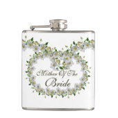 Gastgeschenk Hochzeit Elegante Rose Mutter der Bra Flachmann (Vorderseite)