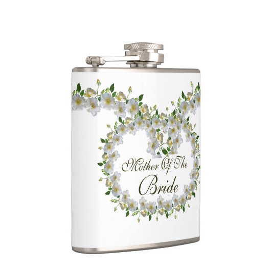 Gastgeschenk Hochzeit Elegante Rose Mutter der Bra Flachmann (Rechts)