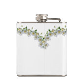 Gastgeschenk Hochzeit Elegante Rose Mutter der Bra Flachmann (Rückseite)