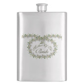 Gastgeschenk Hochzeit Elegante Rose Mutter der Bra Flachmann (Vorderseite)