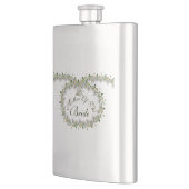 Gastgeschenk Hochzeit Elegante Rose Mutter der Bra Flachmann (Links)