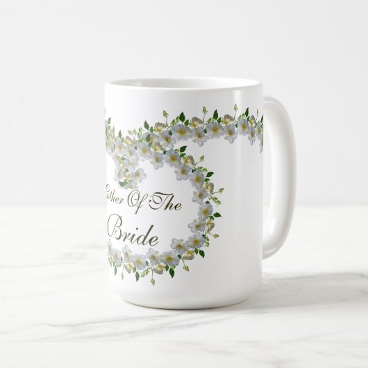 Gastgeschenk Hochzeit Elegante Rose Mutter der Bra Kaffeetasse (VorderseiteRechts)