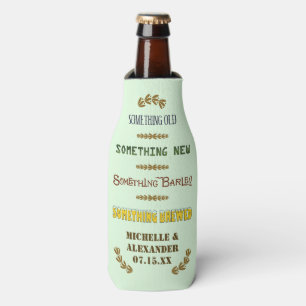 Gastgeschenk Hochzeit etwas Braut Personalisiertes Flaschenkühler