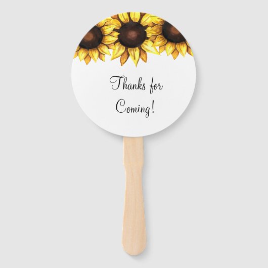 Gastgeschenk Hochzeit Fächer (Rückseite)