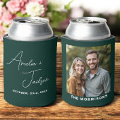Gastgeschenk Hochzeit Foto Forest Green Moderne Dosenkühler