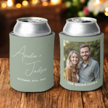Gastgeschenk Hochzeit Foto Sage Green Moderne Mini